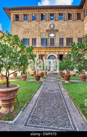 Le Palazzo Medici, est un palais de la renaissance situé à Florence, Italie Banque D'Images