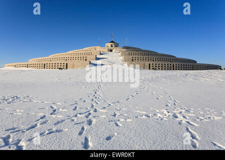 Vue depuis le Monte Grappa, mémorial de la première guerre mondiale l'Italie Banque D'Images