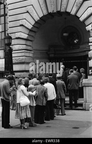 Épidémie de variole Birmingham 1978. Janet Parker un photographe médical britannique est devenue la dernière personne à mourir de la variole. Elle a été accidentellement exposé à une souche qui a été cultivé dans un laboratoire de recherche sur l'étage inférieur à l'Université de Birmingham Banque D'Images