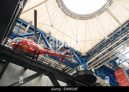 Parc de la Villette, la science et la culture, y compris le district de zone,Cité des Sciences et de l'industrie,Gardens, de folies,de salles de concert. Banque D'Images
