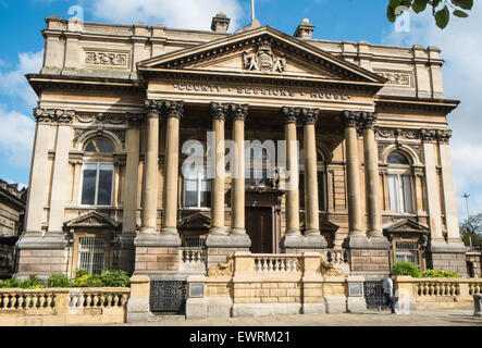 L'extérieur de l'ancienne Cour des Sessions Comté maison à côté de Walker Art Gallery, Liverpool, l'Union et d'unir l'Angleterre,Merseyside.Royaume-uni,l'Europe. Banque D'Images