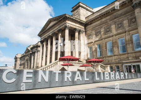 Bibliothèque centrale primé,Liverpool Banque D'Images