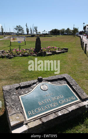 Bath Road recreation ground Lymington Banque D'Images