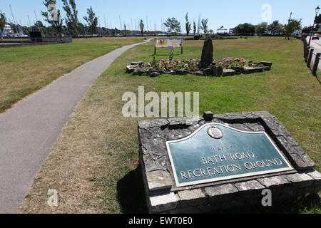Bath Road recreation ground Lymington Banque D'Images