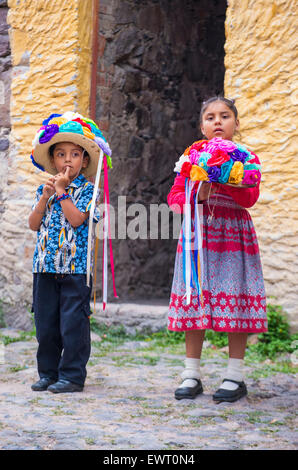 Les participants au festival de Valle del Maiz à San Miguel de Allende , Mexique Banque D'Images