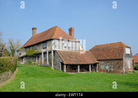 Smallhythe Place, près de Tenterden, Kent. L'accueil de l'époque victorienne, actrice Ellen Terry, jusqu'à sa mort en 1928. Banque D'Images