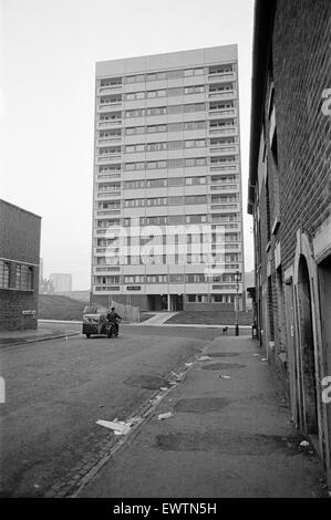 Le logement, Birmingham, 16 septembre 1967. Banque D'Images