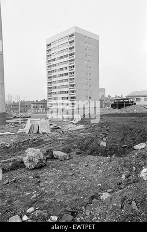 Le logement, Birmingham, 16 septembre 1967. Banque D'Images