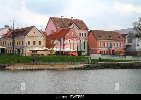 La partie historique de la ville de Trinity ' appel suburb' , mai, Minsk, 2015 Banque D'Images