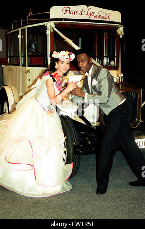 La National Bridal Fair tiendra à NEC. 15 février 1991. Banque D'Images