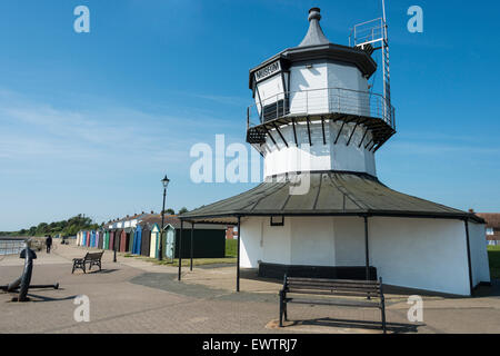 18e siècle La Basse Harwich Lighthouse (Harwich Maritime Museum), Harwich, Essex, Angleterre, Royaume-Uni Banque D'Images