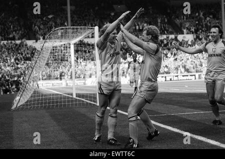 Luton Town 1-4 Lecture, 1988 Finale de la Coupe du Simod, stade de Wembley, Londres, dimanche 27 mars 1988. Neil Smillie Banque D'Images