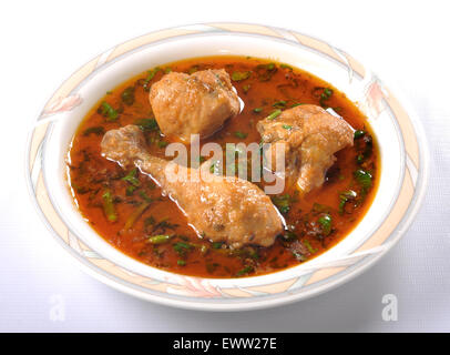 Curry de poulet à l'Indienne Banque D'Images