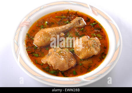 Curry de poulet Style Lahori Banque D'Images