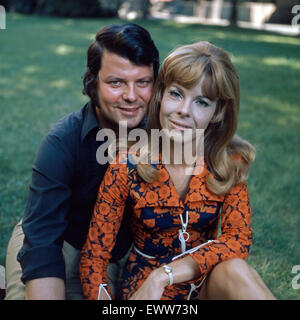 Österreichische Schauspielerin Monika Strauch mit Ehemann Peter Machac ...