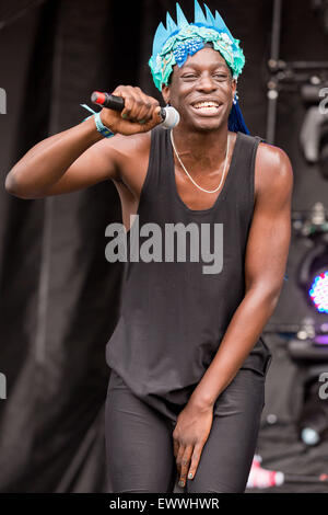 Dover, Deleware, USA. 19 Juin, 2015. LE rappeur1F effectue sur scène à la Firefly Music Festival à Dover, Delaware © Daniel DeSlover/ZUMA/Alamy Fil Live News