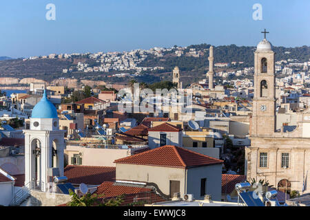 Vieille ville, Chania, Crète, Grèce, Europe Banque D'Images