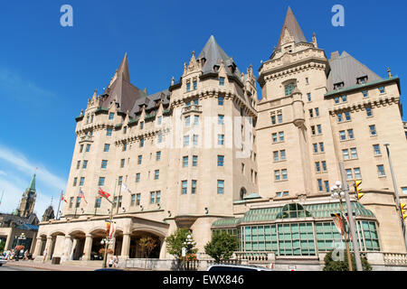 Ottawa, Canada - Août 08, 2008 : Château Laurier d'Ottawa. Ce château comme l'hôtel a été nommé d'après Sir Wilfred Laurier. Banque D'Images