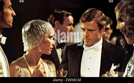 GATSBY LE MAGNIFIQUE 1974 Paramount film avec Mia Farrow et Robert Redford Banque D'Images