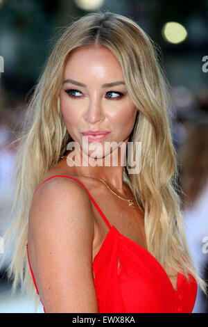 Londres. 30 Juin, 2015. Lauren Pope assistant à la 'Magic Mike XXL' film premiere at Vue West End le 30 juin 2015 à Londres./photo alliance © dpa/Alamy Live News Banque D'Images