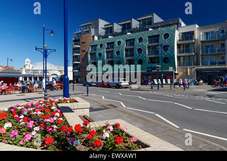 Esplande House, The Esplanade, Porthcawl, pays de Galles, Royaume-Uni. Banque D'Images