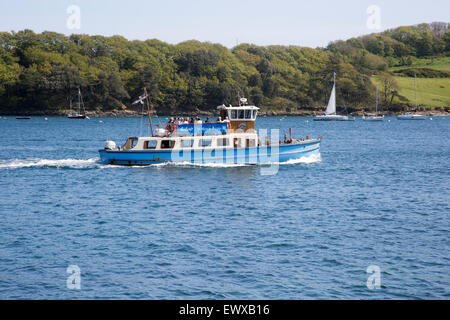 Laissant Ferry St Mawes, Cornwall, England, UK Banque D'Images