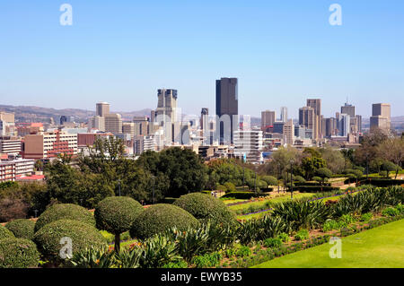 Vue sur les toits de bâtiments de l'Union européenne de Pretoria, Afrique du Sud Banque D'Images