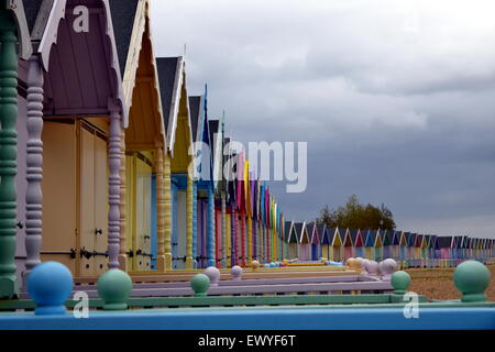 Mersea Beach Hut Banque D'Images