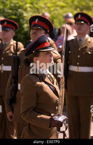 Adieu à la garnison Festival, Bordon, Hampshire, Royaume-Uni. Samedi 27 Juin 2015 (Journée des Forces armées). Banque D'Images