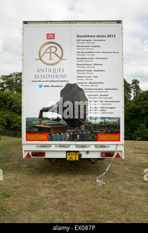 Antiquités Roadshow Véhicules Équipage à Bowood House dans le Wiltshire Banque D'Images