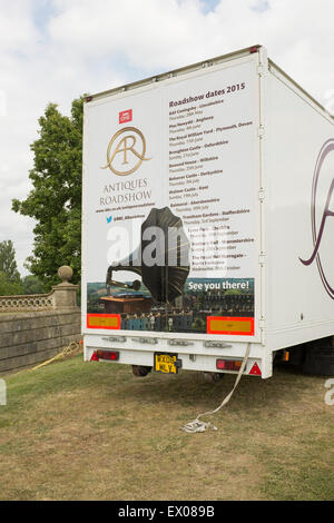 Antiquités Roadshow Véhicules Équipage à Bowood House dans le Wiltshire Banque D'Images