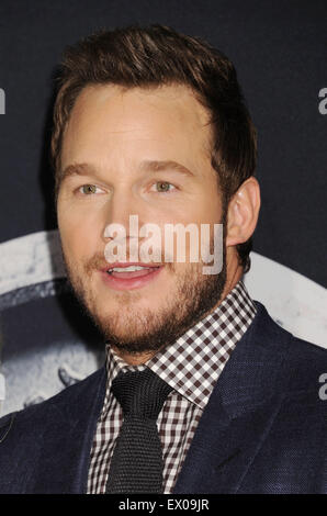 CHRIS PRATT acteur de cinéma américain en juin 2015. Photo Jeffrey Mayer Banque D'Images