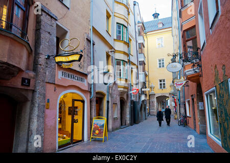 Hofgasse, Altstadt, la vieille ville, Innsbruck, vallée de l'Inn, Tyrol, Autriche Banque D'Images