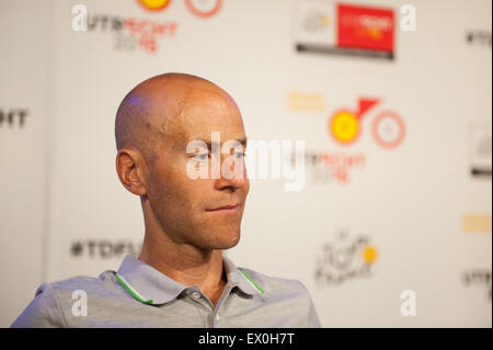 Utrecht, Pays-Bas. 06Th Juillet, 2015. Svein Tuft Orica-GreenEdge au cours de la conférence de presse avant le Tour de France 2015 Grand Départ. Credit : Action Plus Sport/Alamy Live News Banque D'Images