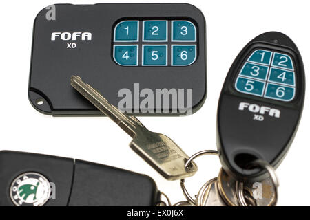 Trouver un FOFA trouver toutes les clés et votre portefeuille et car key finder Banque D'Images