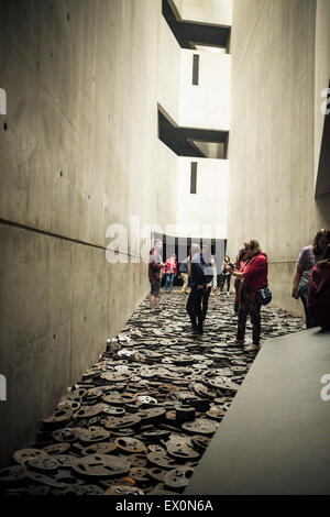 Nulle mémoire art installation dans le musée juif à Berlin Banque D'Images