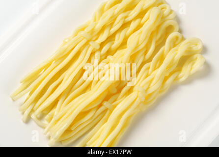 La cuisine slovaque - Fromage de chaîne en forme de petites tresses (Korbaciky) Banque D'Images