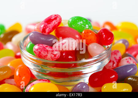 Les bonbons haricots aromatisés aux fruits Banque D'Images