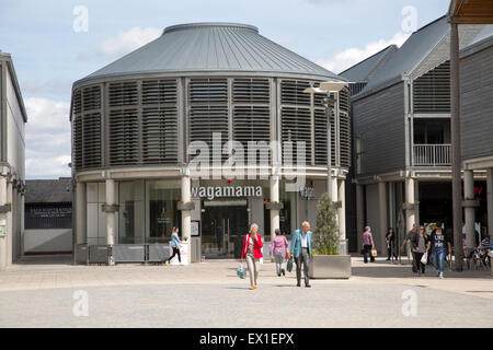 Wagamama dans l'Arc centre commercial, Bury St Edmunds, Suffolk, Angleterre, RU Banque D'Images