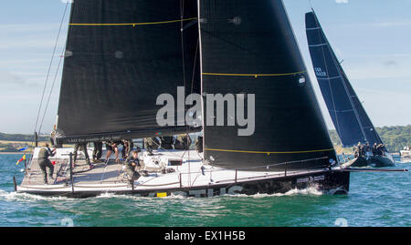 Sir Keith Mills' yacht, Invictus Banque D'Images