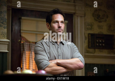 Ant-Man est un super-héros américain 2015 film basé sur les personnages de Marvel Comics du même nom : Scott Lang et Hank Pym. Cette photo est pour un usage éditorial uniquement et est l'auteur de la société film et/ou le photographe attribué par le film ou la société de production et ne peut être reproduite que par des publications dans le cadre de la promotion du film ci-dessus. Un crédit obligatoire pour l'entreprise de film est nécessaire. Le photographe devrait également être portés lorsqu'il est connu. Banque D'Images