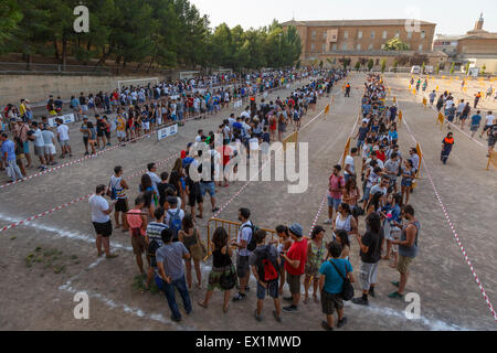 Casting de jeux de trônes. Série TV. Tudela. Navarra. Espagne Banque D'Images