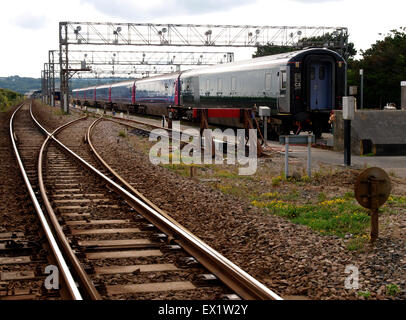 La TMD de Penzance, aussi appelé Rock TMD, est une traction ferroviaire, dépôt de Maintenance Long Rock, Cornwall, UK Banque D'Images