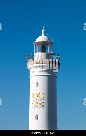 Lumière Kiama, également connu sous le nom de Kiama Harbour Light, est un phare situé dans St, New South Wales, Australie. Banque D'Images