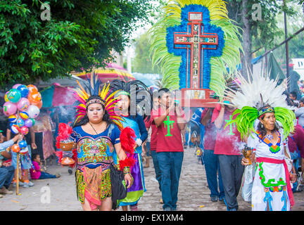 Les participants au festival de Valle del Maiz à San Miguel de Allende , Mexique Banque D'Images