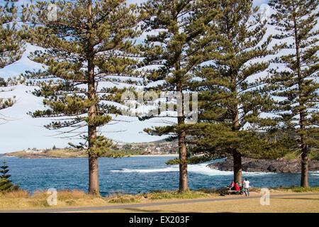 St une ville touristique populaire sur la côte sud de la Nouvelle-Galles du Sud, Australie Banque D'Images