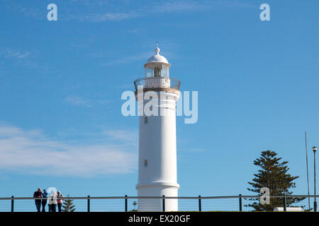 Lumière Kiama, également connu sous le nom de Kiama Harbour Light, est un phare situé dans St, New South Wales, Australie. Banque D'Images