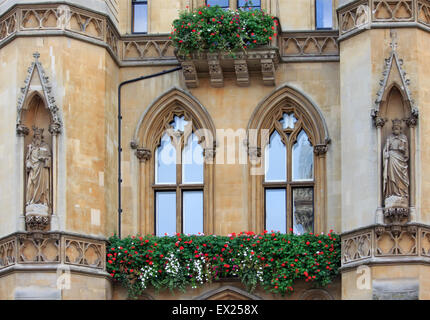 La Westminster School - Dean' S Yard balcon Banque D'Images