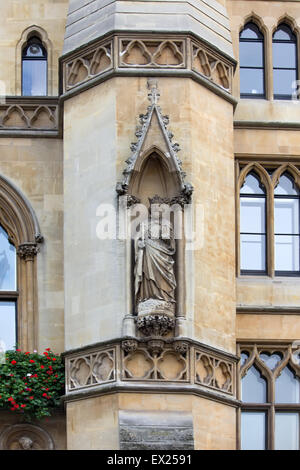 La Westminster School - Dean' S Yard - statue Banque D'Images