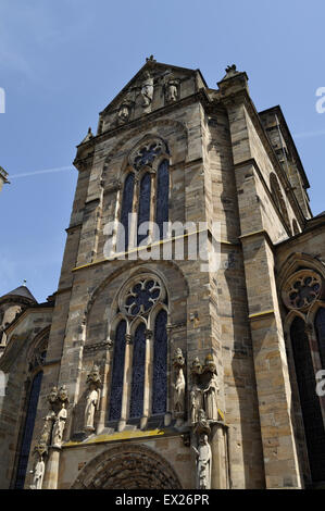 Extérieur de la Liebfrauenkirche, ou l'église de Notre-Dame, à Trèves, en Allemagne. Banque D'Images